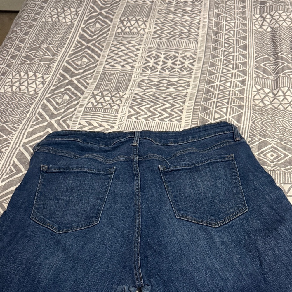 Women’s Dark Blue Denim Jeans - Picture 6 of 7